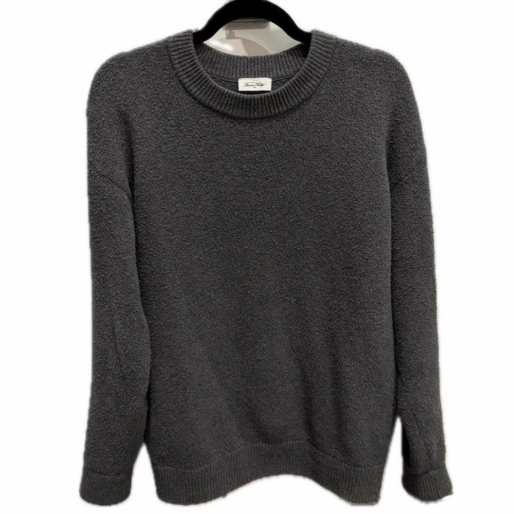 American Vintage Men’s Sweater - Dark Grey